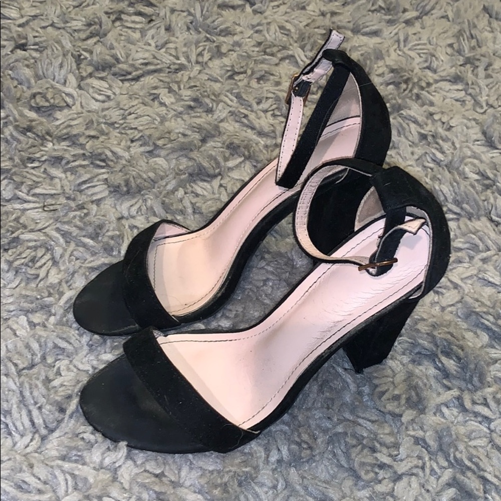 Black Block Heels